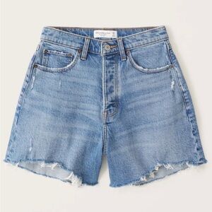 Abercrombie & Fitch High Rise Dad Short Curve Love